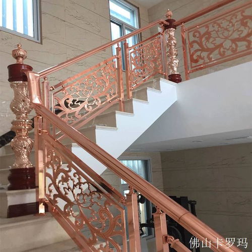 酒店玫瑰金铜雕刻k金护栏订单爆棚