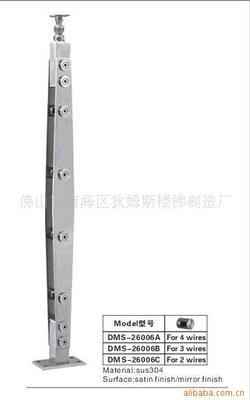 304/316菱形板立柱栏杆 尼日尔公寓阳台与楼梯栏杆定制指南